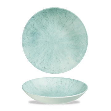 Stone Aquamarine Coupe Bowl 24.8cm